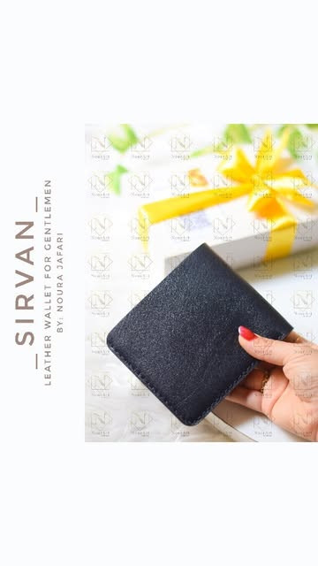 نمای دیگر محصول کیف پول جیبی مردانه چرم طبیعی مدل سیروان - چرم نورآرت