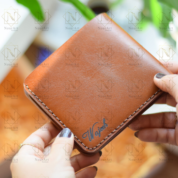 نمای دیگر محصول کیف پول جیبی مردانه چرم طبیعی مدل سیروان - چرم نورآرت